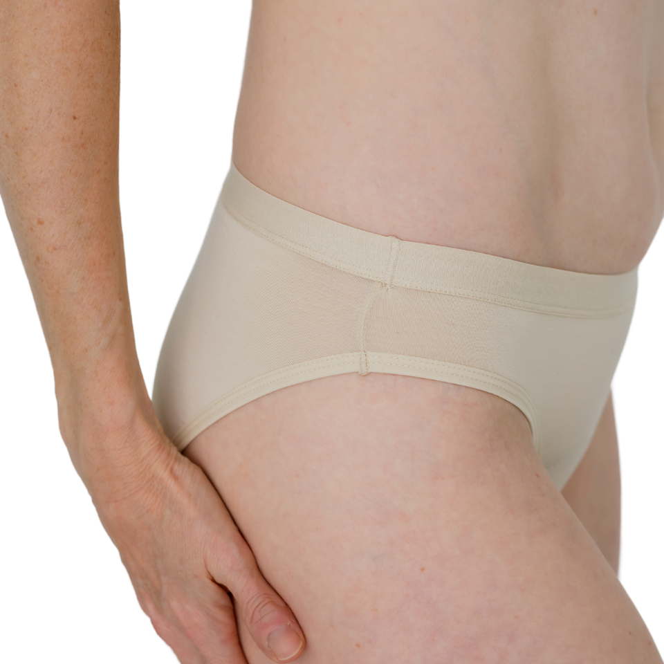 Bikini Brief - Moderate Absorbency - Beige