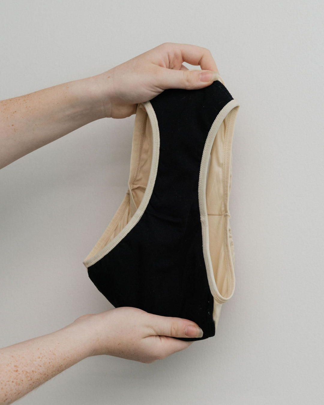 Beige Teen Boyleg Period Pants - Heavy