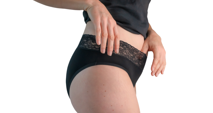 Lace Bikini Brief - Heavy - Black