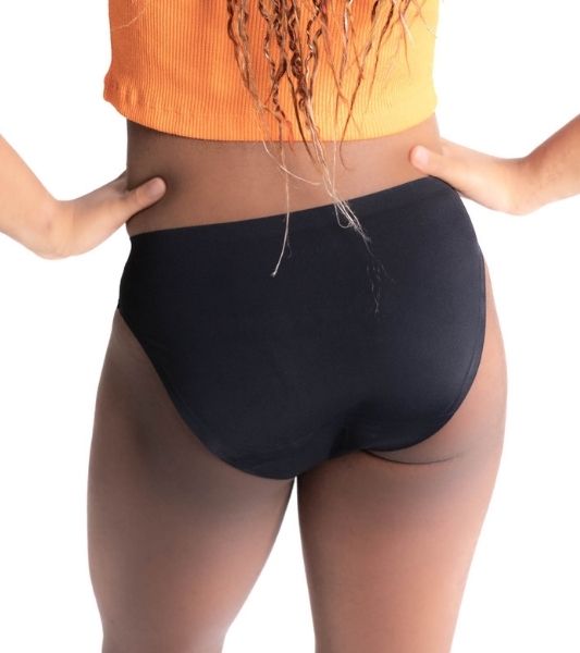 Back view of Sahara seamfree period underwear showing smooth coverage