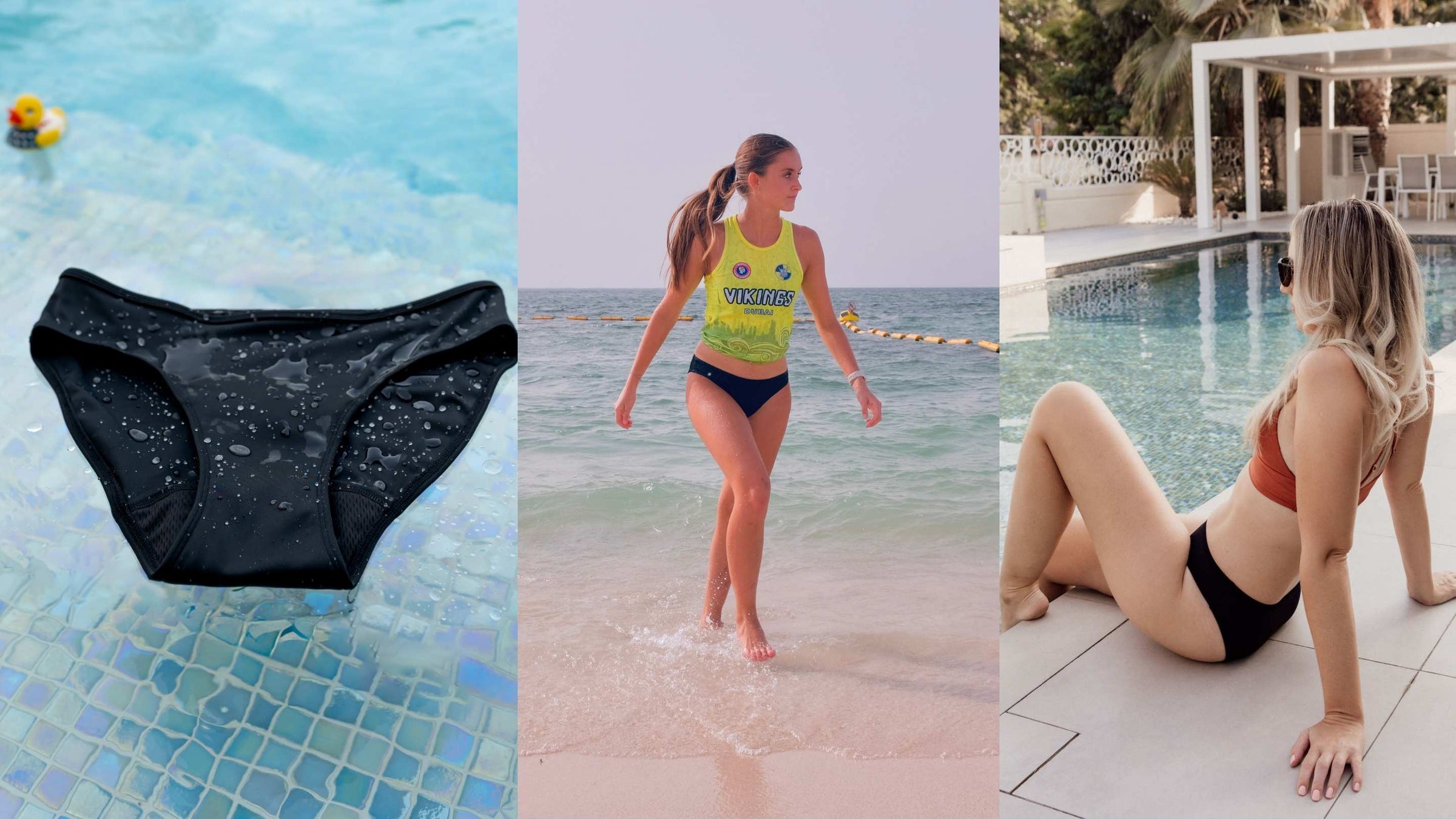 Leakproof period swim bikini UAE fast delivery